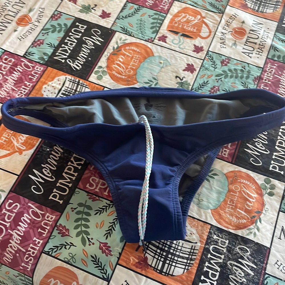 Jolyn Navy Blue Bikini Bottoms
